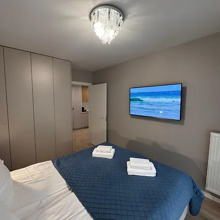 Daire Whiteblue Garden & Sauna & Fitness